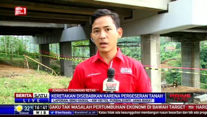 Jembatan Cisomang Retak, Jalur Alternatif Kedua Arah Macet