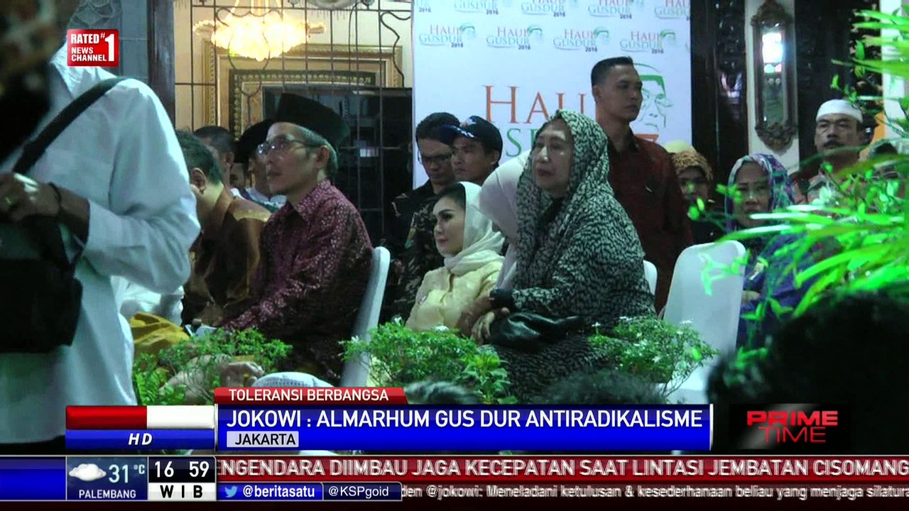 Presiden Jokowi Hadiri Haul Gus Dur ke-7