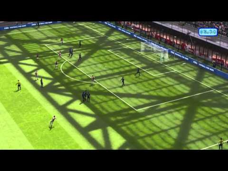 Cazorla free kick goal