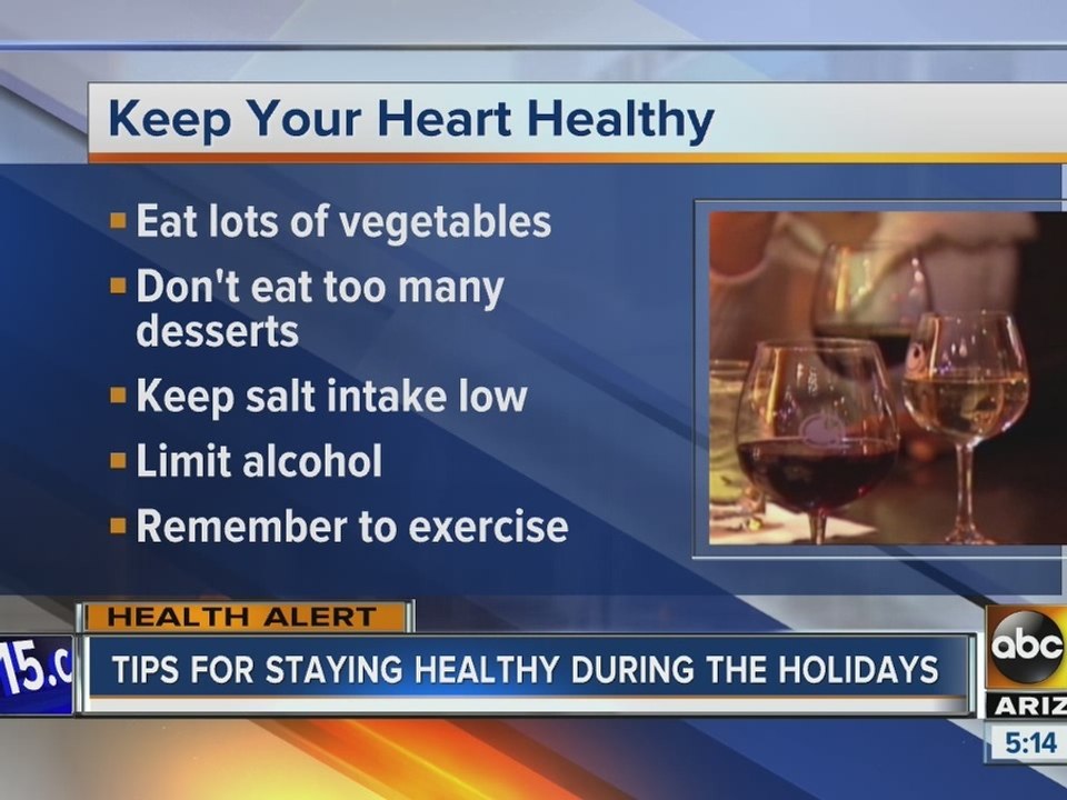 Tips to staying healthy over the holidays