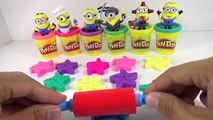 Play Dough and Learn Colors with Minions - Animal Molds Fun and Creative for Kids