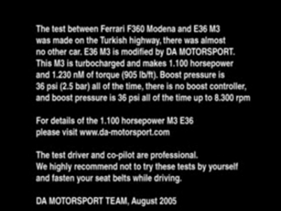 Modena vs m3turbo
