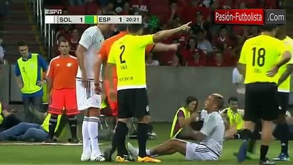 Le penalty horrible de D'Alessandro et Abreu en mode Henry et Pirés