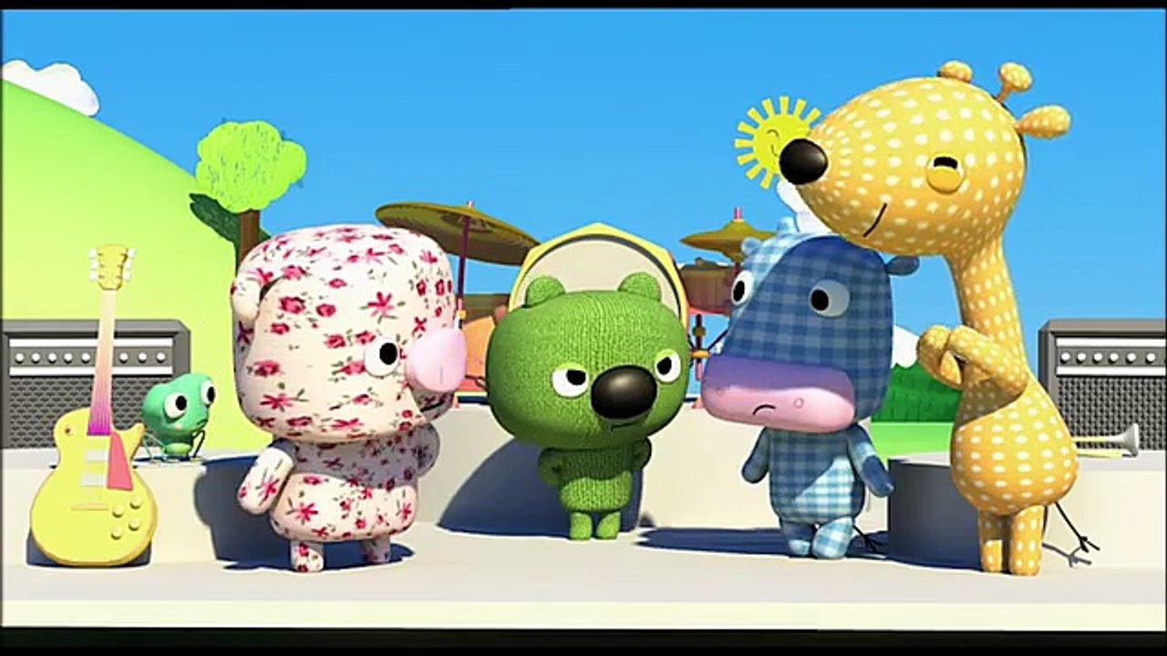 Musical Festival on Toy Train | Fun Cartoons on Friendship | The Happets | BabyToonz TV