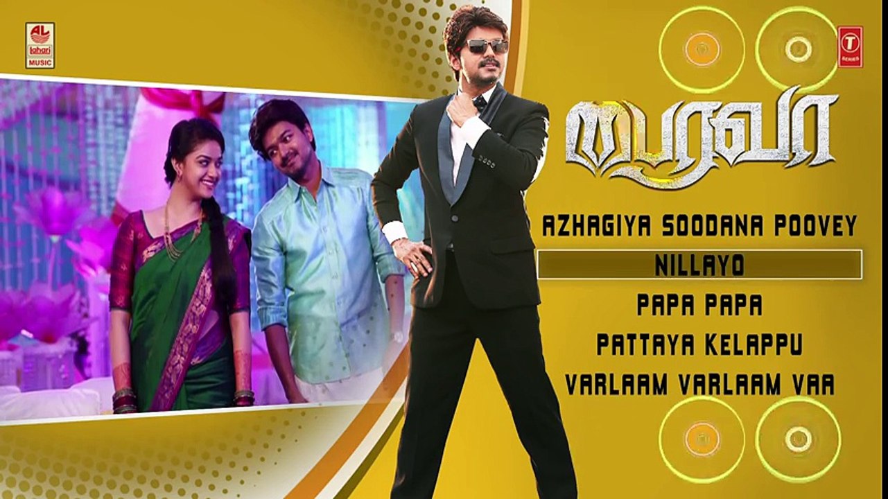 Bairavaa Jukebox    Bairavaa Tamil Songs    Vijay, Keerthy Suresh    Santhosh Narayanan, Vairamuthu