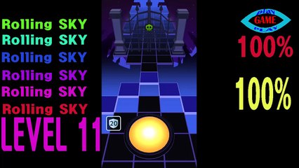 Rolling Sky Level 11 Complete