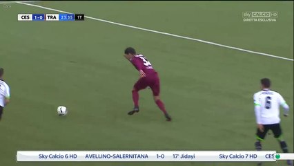 Moussa Koné Goal - AC Cesena 1-0 Trapani   Italy Serie B   24-12-2016 (HD)