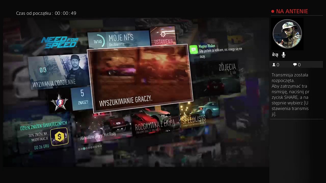 Transmisja na żywo z PS4 użytkownika Laskaaelo