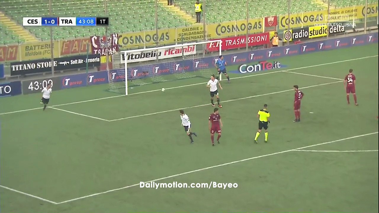 Luca Garritano Goal HD - Cesena 2-0 Trapani - 24.12.2016