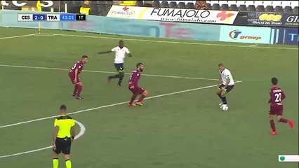 2-0 Luca Garritano Goal Italy  Serie B - 24.12.2016 AC Cesena 2-0 Trapani Calcio