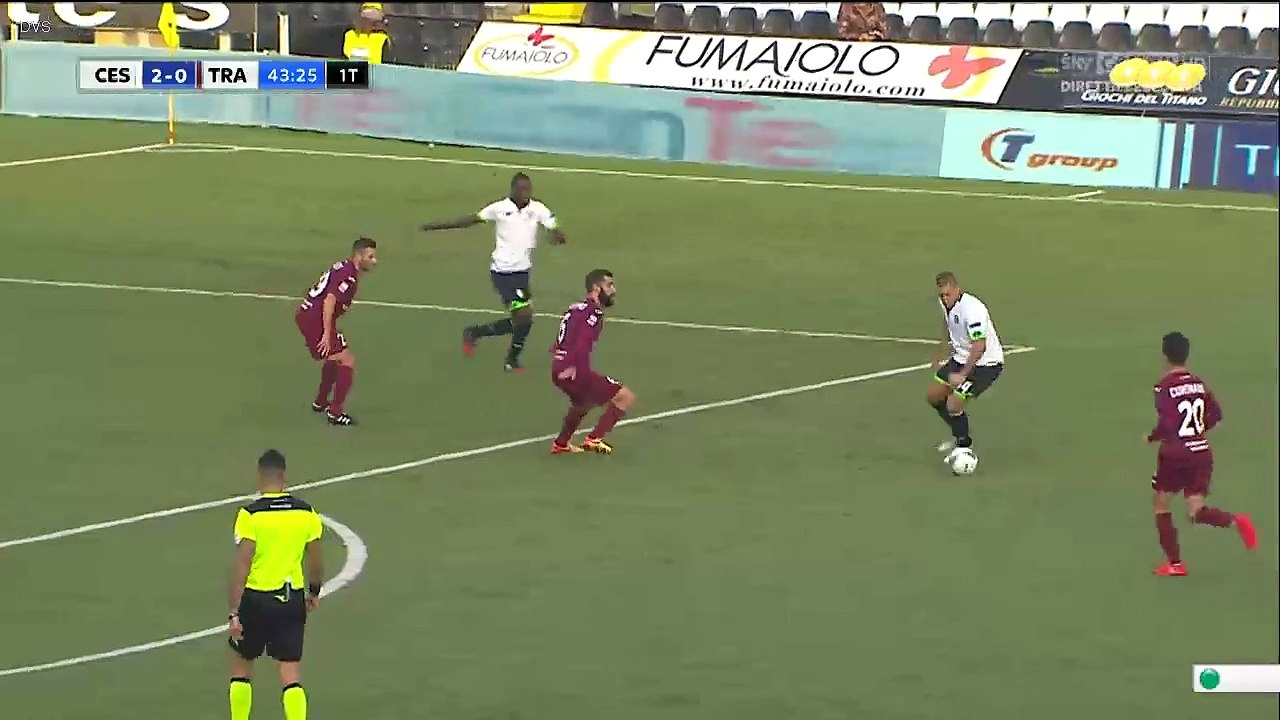 2-0 Luca Garritano Goal Italy  Serie B - 24.12.2016 AC Cesena 2-0 Trapani Calcio