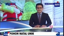 Pohon Natal Setinggi 15 Meter Terbuat dari Kemasan Jamu