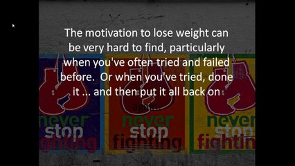 Motivation-to-lose-weight: Why You Can't Lose Weight