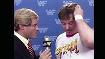 Rowdy Roddy Piper Cuts Promo on Adrian Adonis 1986