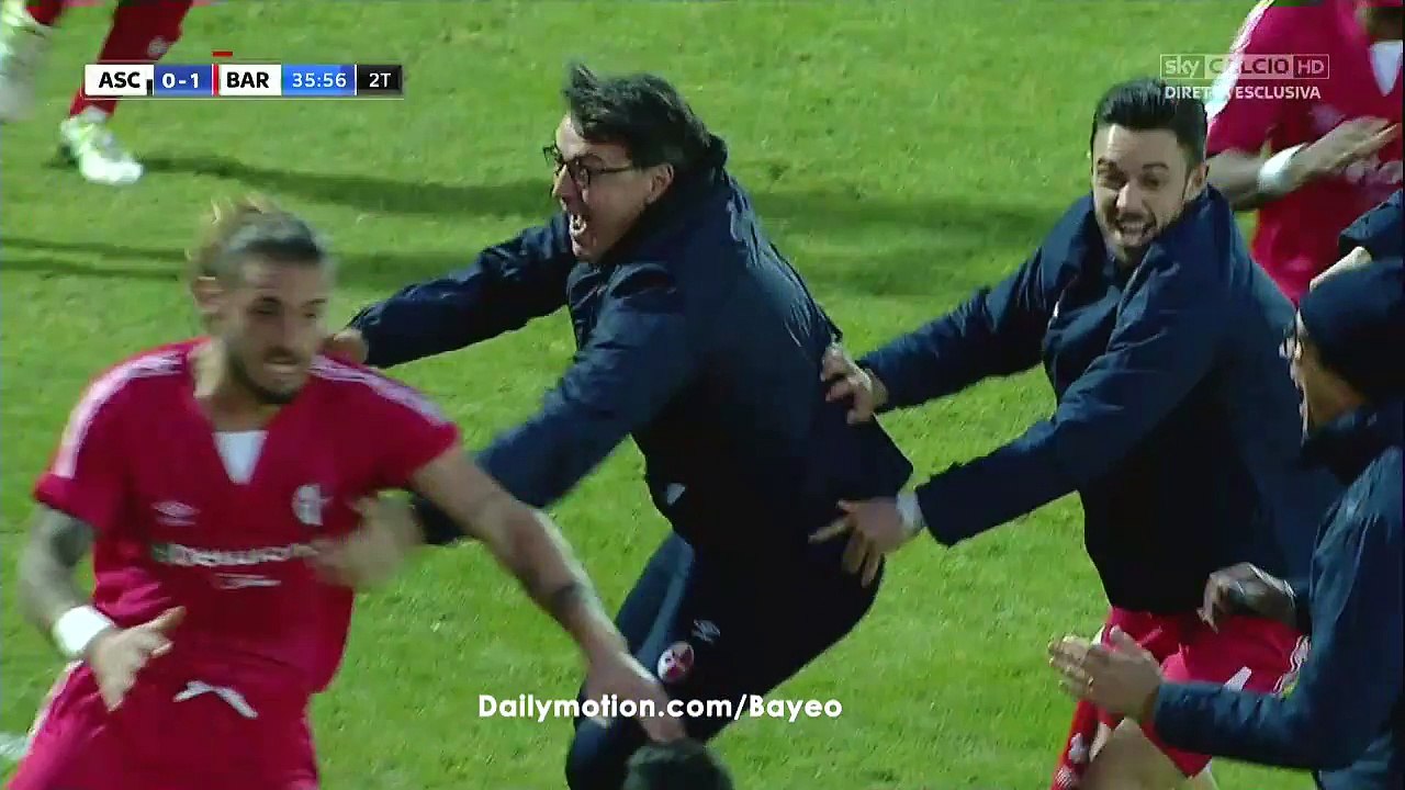Denis Tonucci Goal HD - Ascoli 0-1 Bari - 24.12.2016