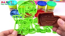 Learn Colors For Children With Paw Patrol , Lightning Mcqueen Cars Play Doh Clay Animals Toys
