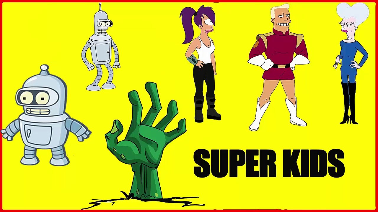 Futurama Finger Family, Futurama nursery rhymes, Futurama Family