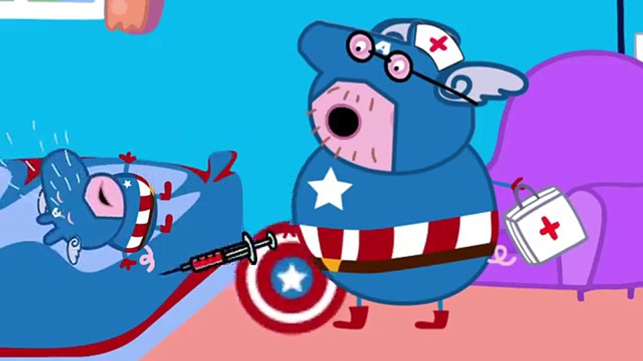 Peppa Pig George Crying Doctors #Finger Family #Nursery Rhymes Songs