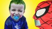 Bad Baby Joker vs Spiderman w/ Maleficent, Captain America, Elsa Frozen Superhero Battles