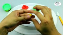 Play Doh Mini Pizza - How to Make Play Doh Food Pizza