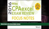 Audiobook  Wiley CPAexcel Exam Review 2016 Focus Notes: Financial Accounting and Reporting Wiley