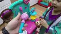 BEST DOC MCSTUFFINS SURPRISE TOYS Huge Doc McStuffins Surprise Egg Toy Playing Disney Junior Videos
