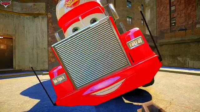 Disney cars Finger Family Songs Lightning McQueen Francesco Bernoulli Mack Truck Guido Ramone