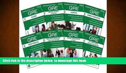 READ book  Manhattan Prep GRE Set of 8 Strategy Guides (Manhattan Prep GRE Strategy Guides)