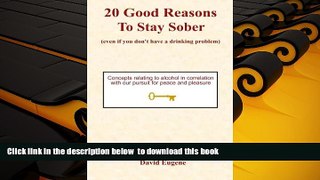 EBOOK ONLINE  20 Good Reasons to Stay Sober (Even If You Don t Have a Drinking Problem) David