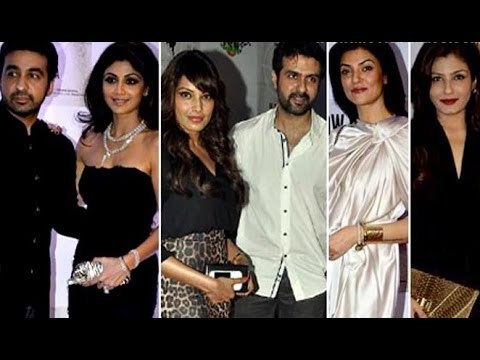 Shilpa Shetty, Raj Kundra, Bipasha Basu And Sushmita Sen At Success Bash Of 'How Not To Make Money'