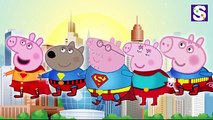 Nursery Rhymes Songs | Peppa Pig Superman Finger Family Nursery Rhymes Simple Songs
