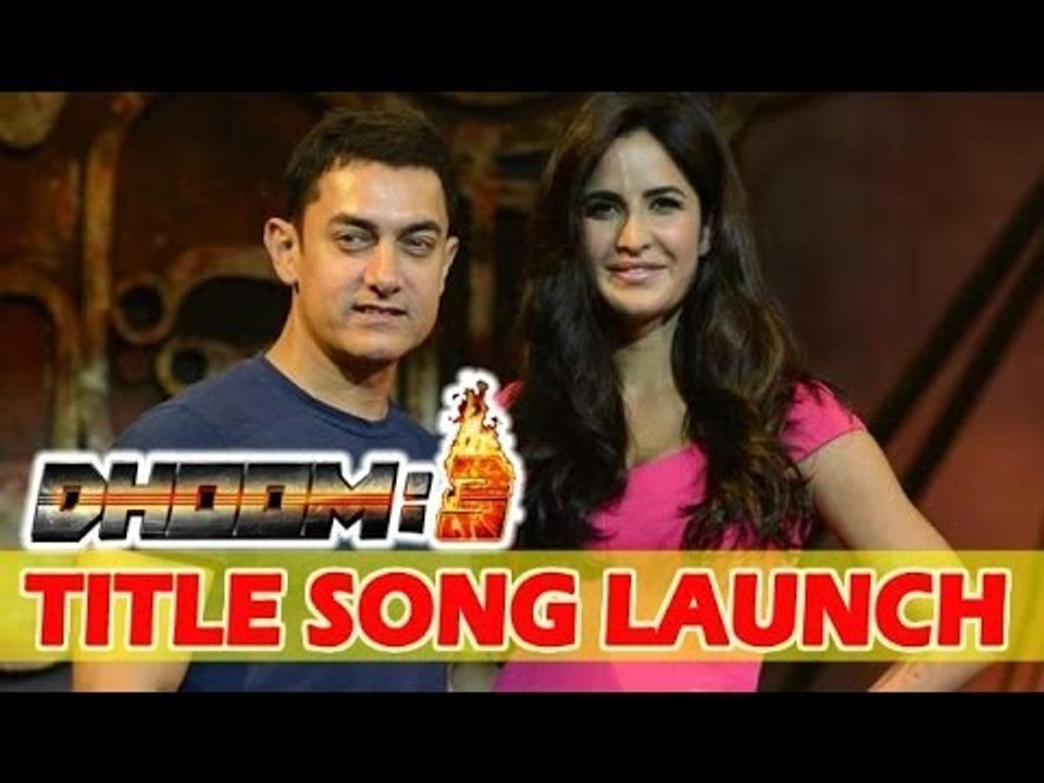 Aamir Khan And Katrina Kaif At 'Dhoom 3' Title...