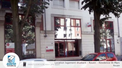 Location logement étudiant - Rouen - Résidence St Marc