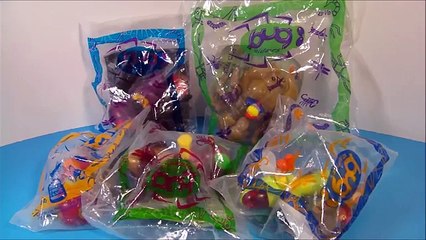 1998 BUG RIDERS SET OF 5 BURGER KING KID S MEAL TOY S VIDEO REVIEW