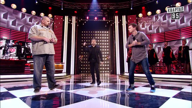 Рэп батл - Дмитрий Комаров vs Василий Вирастюк - Новый сезон Вечернего Киева 2016