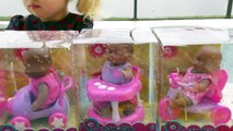 Куклы Пупсики Тонут в Бассейне Диана спасает Малышей Игры для Девочек Baby Doll Toys Видео для Детей