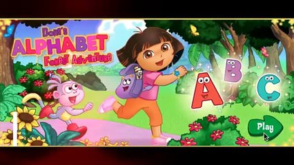 Dora the Explorer - Alphabet Song & Dora ABC Nursery Rhymes Game - Dora Girl Games