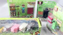 Mundial de Juguetes & Minecraft Steve Creeper Enderman Animal Mob Action Figure Toys