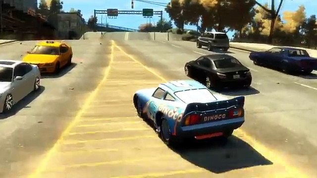 Dinoco McQueen Eighteen jumps springboards Jumps Off Roof game gta 4