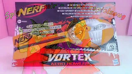 Nerf VORTEX mega heuler Wurfrakete aero howler - Football der pfeift!
