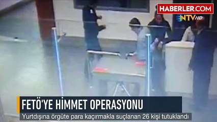 FETÖ'cülerin Yurt Dışına Para Kaçırma Görüntüsü Ortaya Çıktı