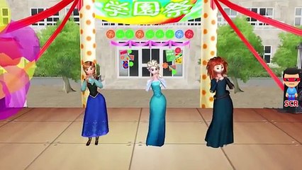 Frozen Elsa Singing Children Nursery Rhymes | Frozen Finger Family Songs For Babies