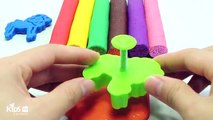 Learn colors with Play doh Lion Molds Children Toddlers Learning Colors Kids videos