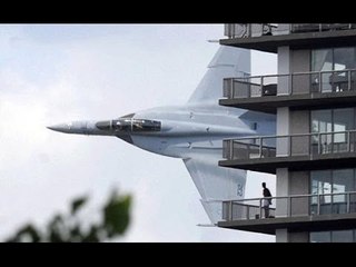 Most risky fighter jets low flyover flyby moments Crazy pilots left people in shock