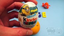 Minions Kinder Surprise Egg Learn A Word! Spelling Fruit! Lesson 3