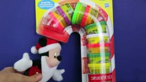 Play Doh Candy Cane Stocking Stuffer Treat Sweet Shown By MICKEY MOUSE