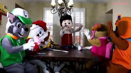 Princess Rapunzel Turns Into Superheroes! w/ Spiderman, The Witch, Venom & Paw Patrol Chase IRL