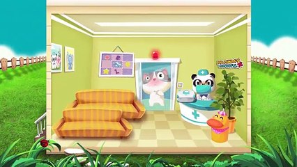 Dr. Panda Hospital | Dog gets a shot in his bottom! | Apps for kids
