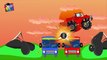 Red Monster Truck | Monster Trucks for Children | Kids Games Videos