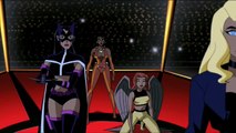 Black Canary, Huntress, Hawkgirl and Vixen vs Wonder Woman